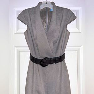 Pretty Grey Career Dress